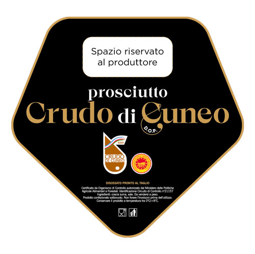 Etichetta Crudo di Cuneo
